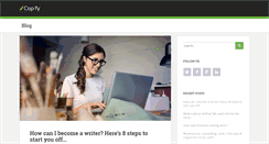 Desktop Screenshot of blog.copify.com