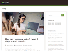 Tablet Screenshot of blog.copify.com
